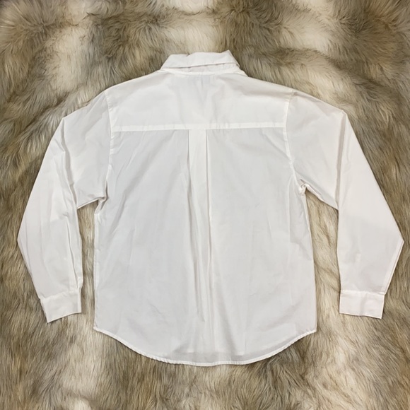 Christmas Button-Down Long Sleeve Blouse, 10 - Picture 12 of 12